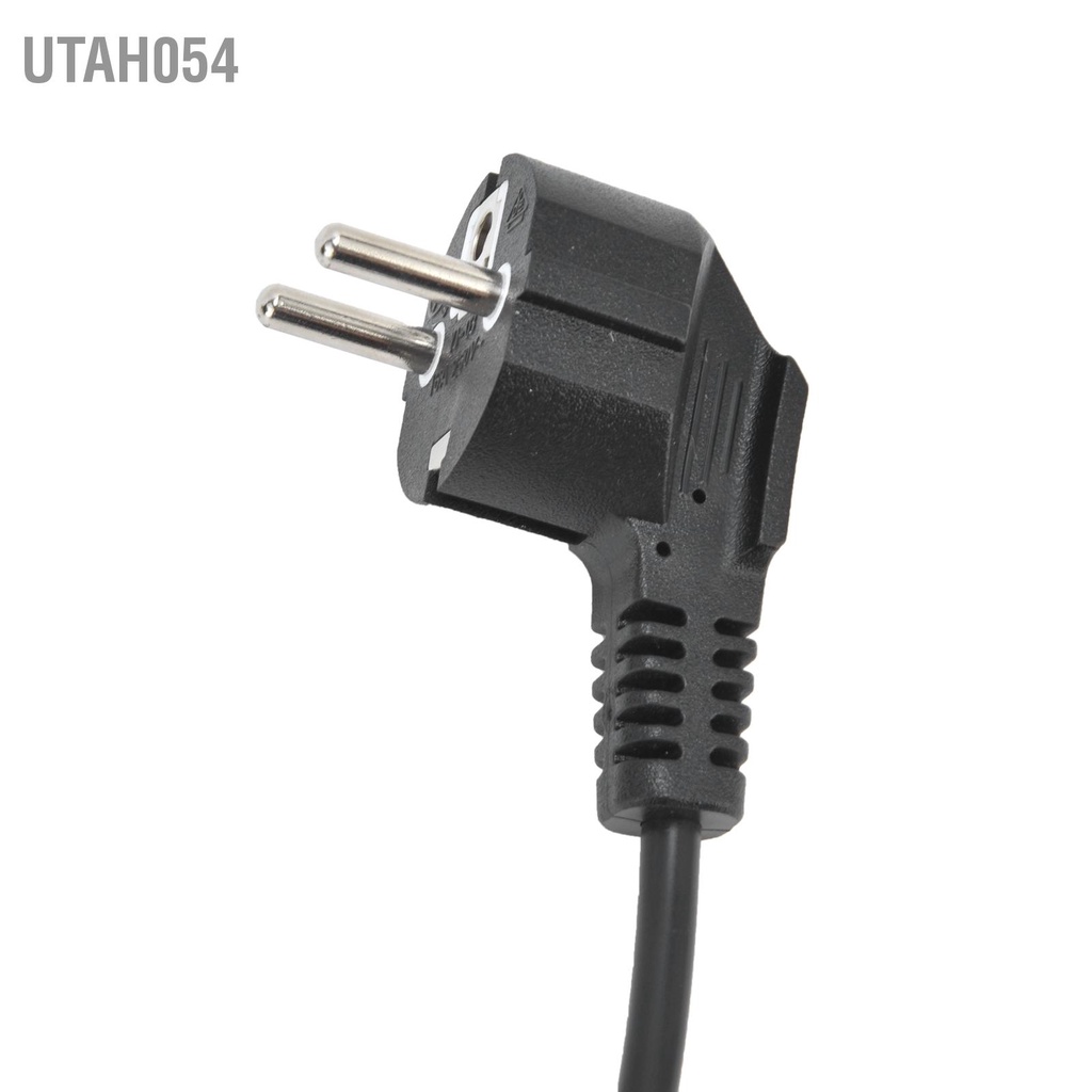 Utah054 Máy làm lạnh sữa bằng thủy tinh có thể nóng tạo bọt và điện tự động tháo rời cho cà phê Latte EU 220V Đen