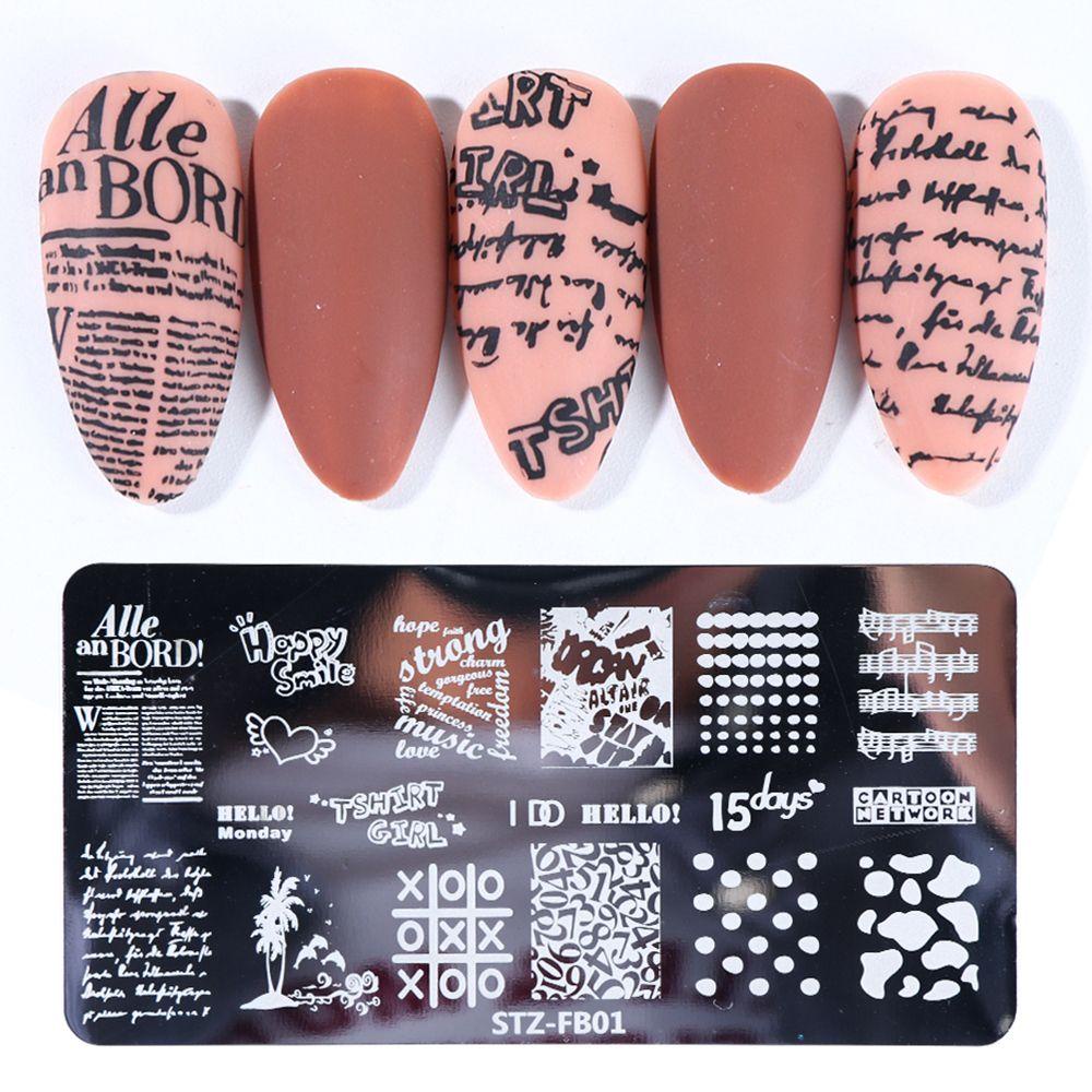 Khuôn Dập Móng Tay Hình Lá Phong / Bông Tuyết / Lá Phong Đẹp Mắt