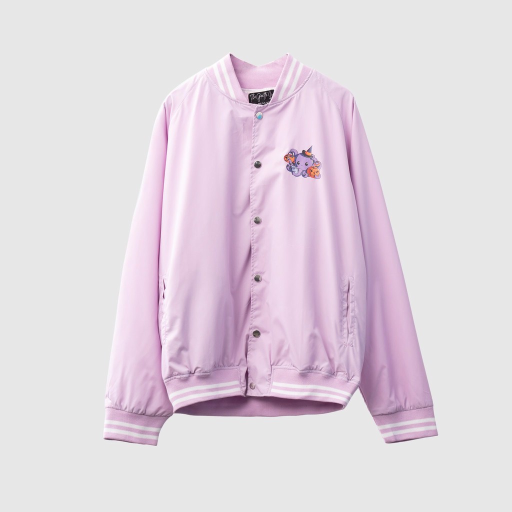 Áo khoác Bomber hình in | Purple Bomber Jacket
