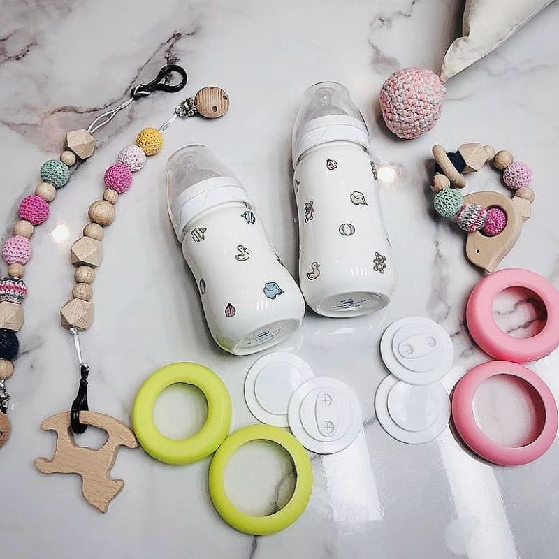 BÌNH SỮA GỐM CAO CẤP ROYAL SEVRES 100% HANDMADE NỘI ĐỊA HÀN (tặng kèm vòng cao su)