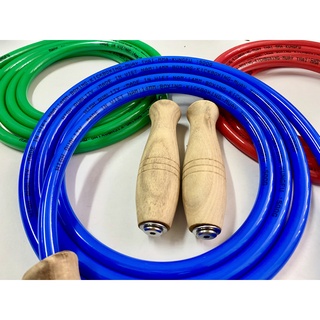Dây nhảy thể lực boxing - kickboxing - muay thái - và gymmer cán gỗ có size - 2.8m cán gỗ dây nặng 500g