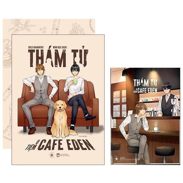 Sách - Thám tử ở tiệm cafe Eden (Bản đặc biệt tặng kèm 1 Thư Tay Có Chữ Ký Tác Giả + 1 Postcard + 1 Huy hiệu)