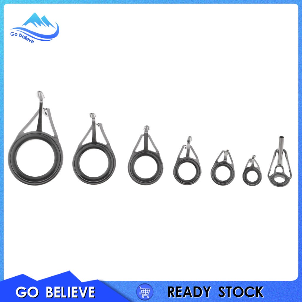 Set 7 Vòng Inox Dẫn Dây Câu Cá