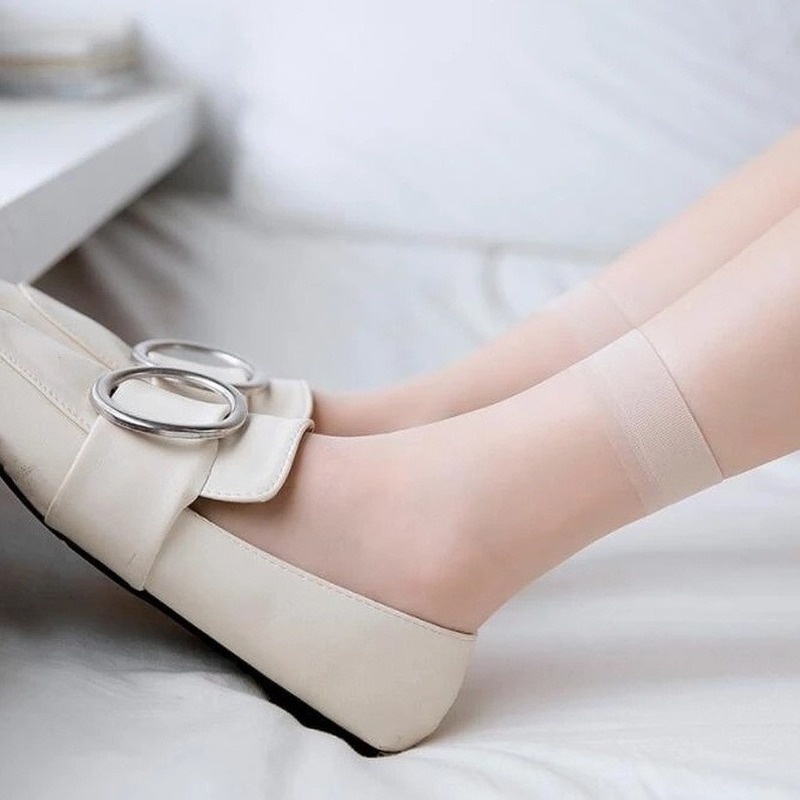 Set 10 Đôi Vớ Trong Suốt Siêu Mỏng Cho Nữ