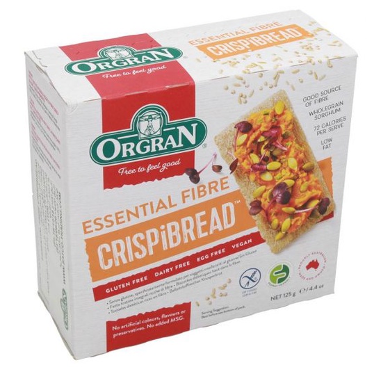 Bánh Ăn Kiêng Cracker Vegan Healthy Nhập Khẩu Úc Thương hiệu Orgran