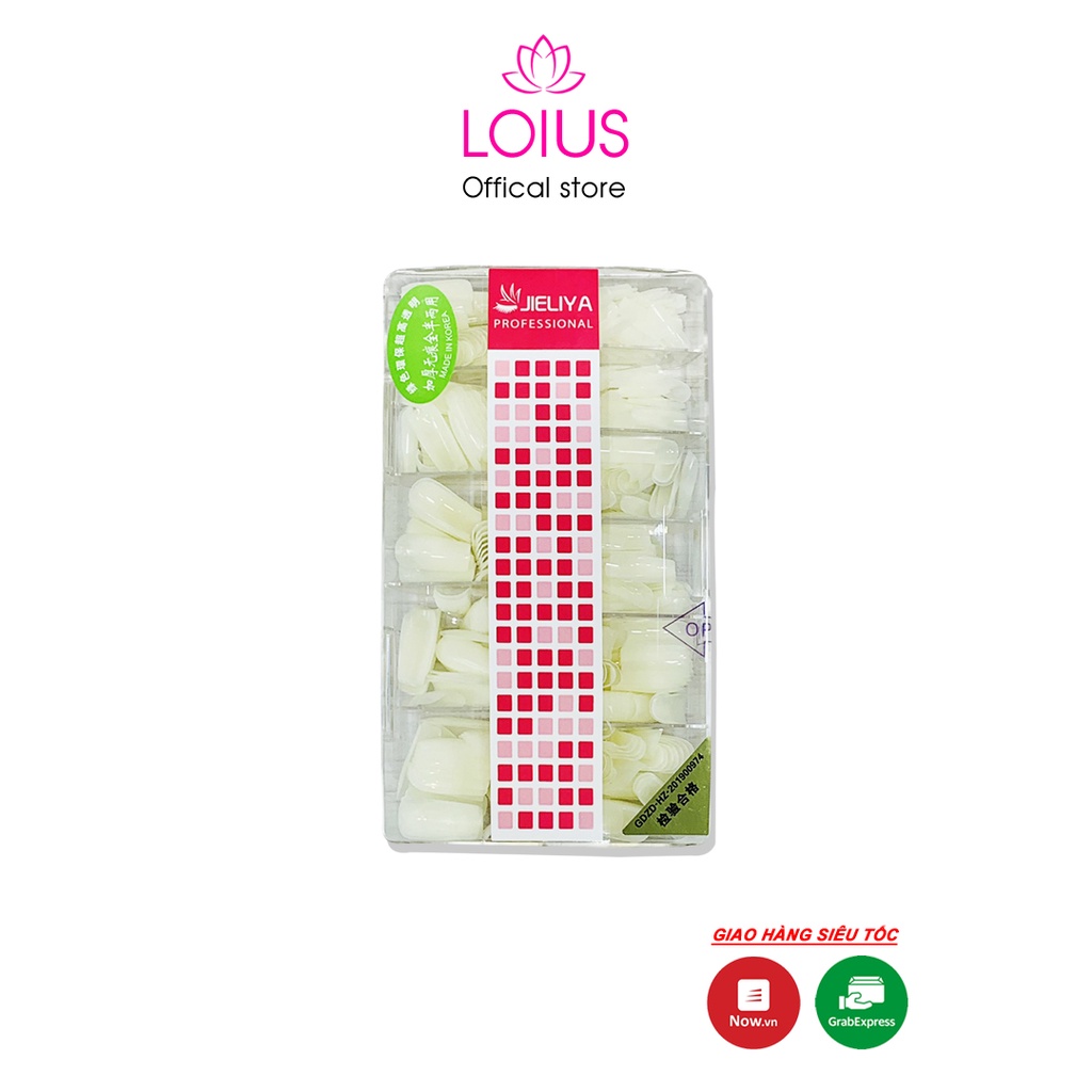 Móng úp vuông JIELIYA  đủ size từ 0-9 cao cấp (tem đỏ)