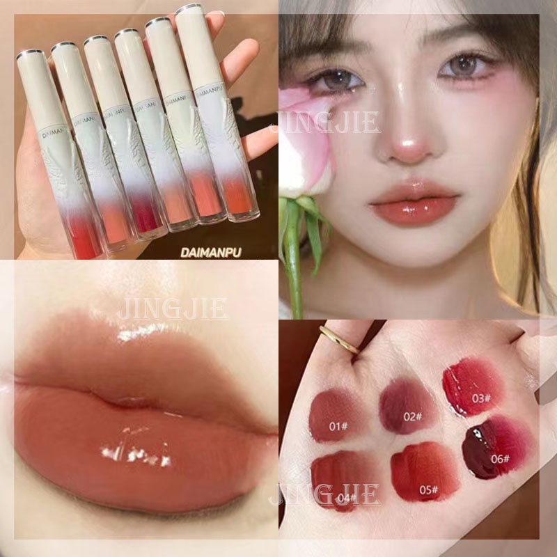 [Hàng mới về] Son môi hiệu ứng ánh gương chống thấm nước lâu phai hợp thời trang