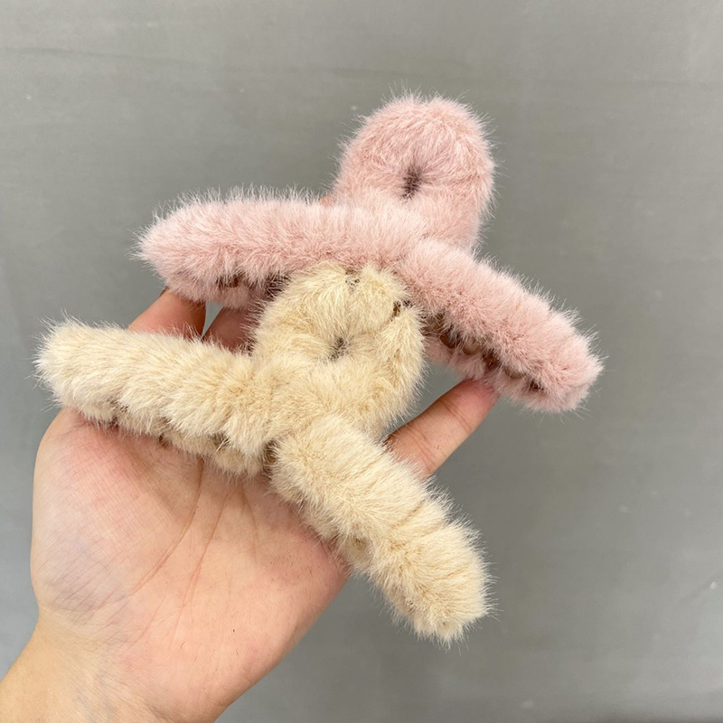 Kẹp Tóc Lông Thỏ Giả Thanh Lịch Duyên Dáng Cho Nữ