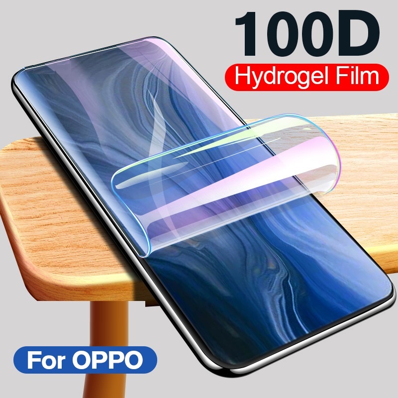 Miếng Dán Hydrogel Bảo Vệ Màn Hình Cho OPPO A77 A57 A96 A76 A36 A55 A95 A15 A16 A54 A74 A94 Realme 9i 8i 9 Pro Plus