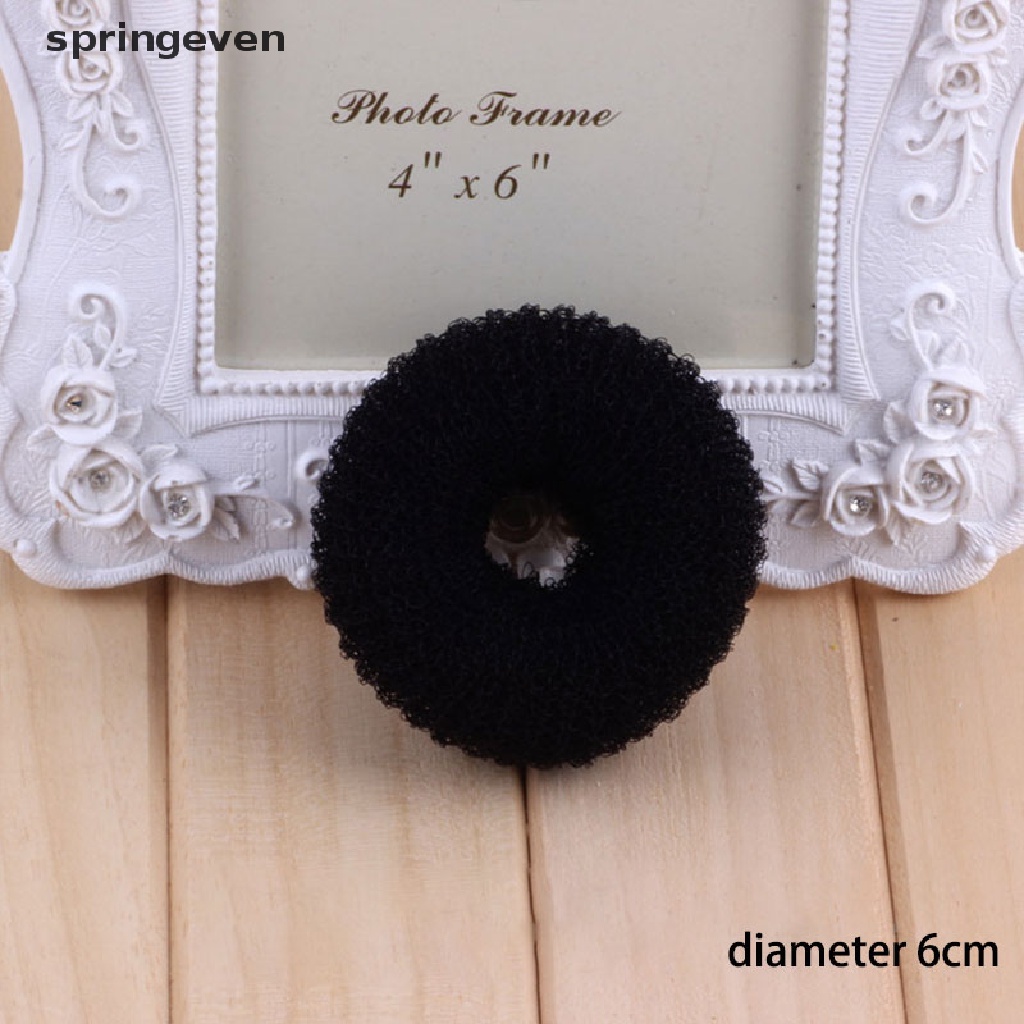 Búi Tóc Giả Hình Bánh Donut Bằng Xốp Tổng Hợp DIY