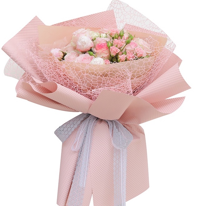 Lưới nhện bó hoa - lưới ô vuông Hàn Quốc - lưới mắt tròn.