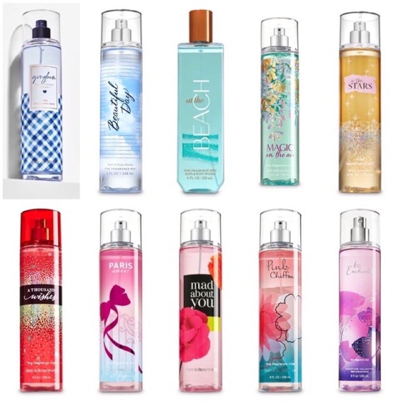 Xịt thơm body mist Bath & Body works