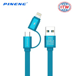 Cáp 2 đầu Micro USB và Lightning Pineng PN-304