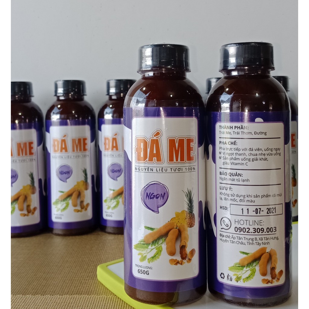 NƯỚC ĐÁ ME NƯỚC CỐT ME CHUA NGỌT TUYỆT VỜI 500ML - KHO NGUYÊN LIỆU PHA CHẾ TRÀ SỮA ĐÀ NẴNG