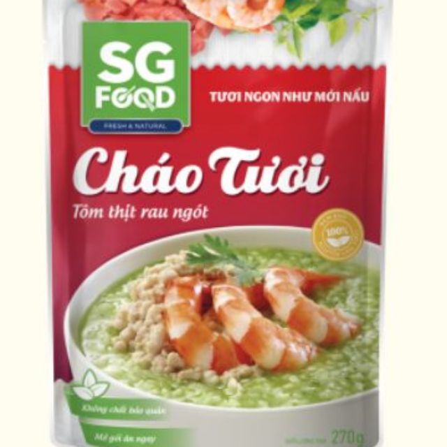 Cháo tươi dinh dưỡng SG food