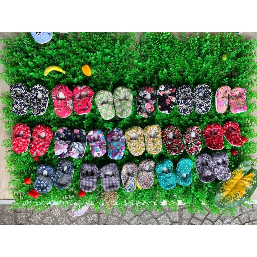 Set 7 đôi giày vải cao cấp cho bé 0-12M