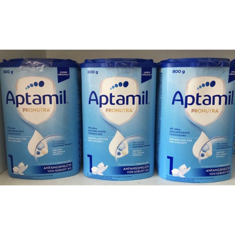 Sữa Aptamil pronutra số 1 Milupa của Đức 800gr hàng nội địa đức đủ bill date xa đi air