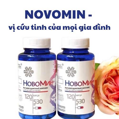 [Novomin Siberian] Novomin thực phẩm bảo vệ sức khỏe Siberian Hobomin Formula 4 – 120 viên/lọ Bản Nga