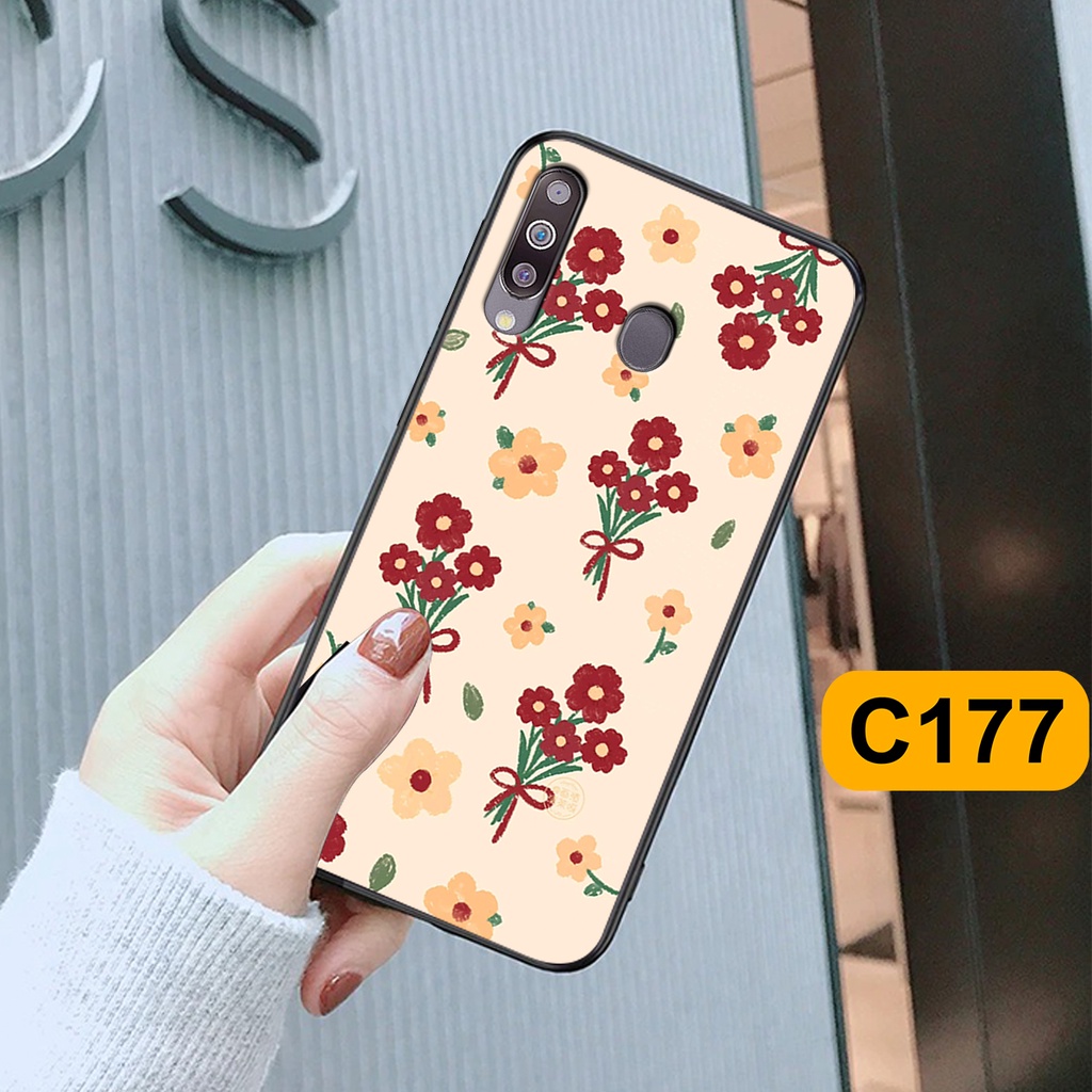 Ốp Samsung A20s - M30 in hình hoa cỏ nhẹ nhàng,họa tiết caro xinh xắn.ốp lưng chống sốc