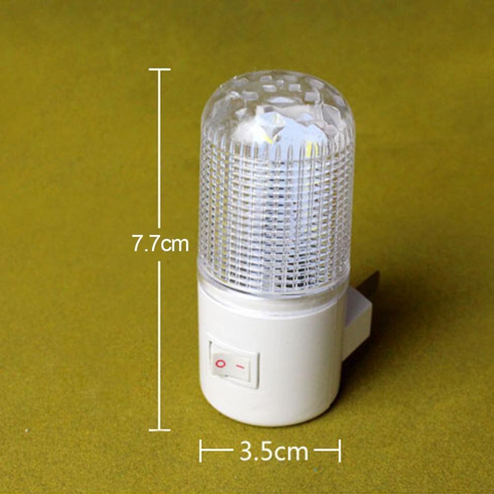 ĐÈN NGỦ HÌNH TRỤ TRẮNG CÓ CÔNG TẮC 3W. ĐÈN NGỦ ĐƠN GIẢN. TIẾT KIỆM ĐIỆN.