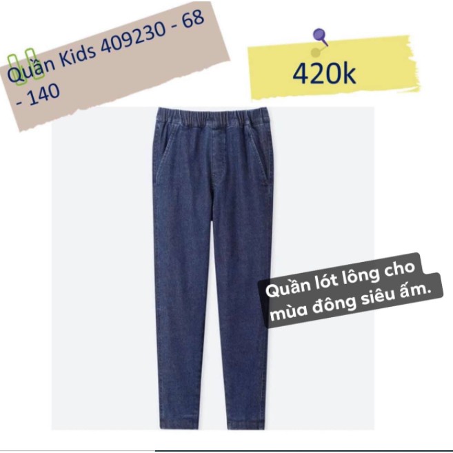 Quần dài cho bé cao 135-145cm