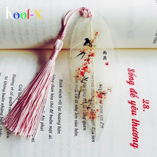 Bookmark Gân lá Mộc lan hình Hoa
