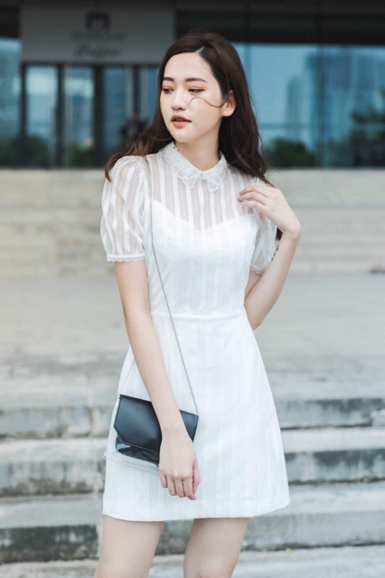 Váy elise size L giật tag fom nhỏ