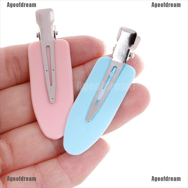 (Hàng Mới Về) Set 4 Kẹp Tóc Không Vỡ Màu Kẹo Ngọt Ngào Dễ Thương