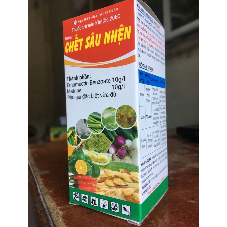 KIMCIS 20EC  Thuốc Trừ Sâu SINH HỌC - Đặc Trị Sâu, Nhện