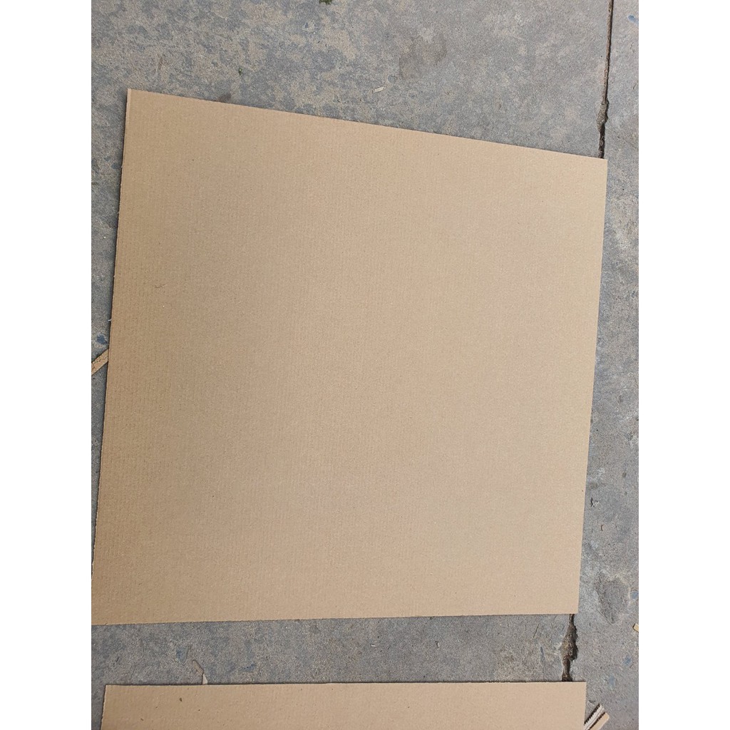 Giấy tấm carton [3 lớp], GT.60x50,  số lượng: 45 tấm_ Sóng E, độ dày 1-2mm