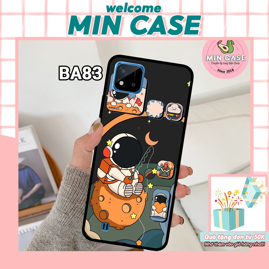 Ốp lưng REALME C11 2020 - C11 2021 - C12 - C15 - C20 in hình Astronaut phi hành gia dễ thương, vũ trụ độc đáo