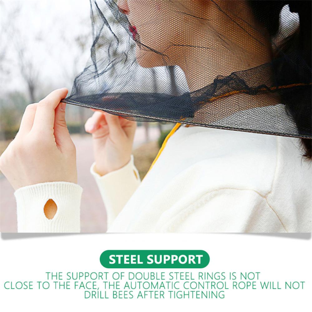 1 Mũ Cao Bồi Chống Ong Đốt / Côn Trùng Bảo Vệ Mặt K2R7