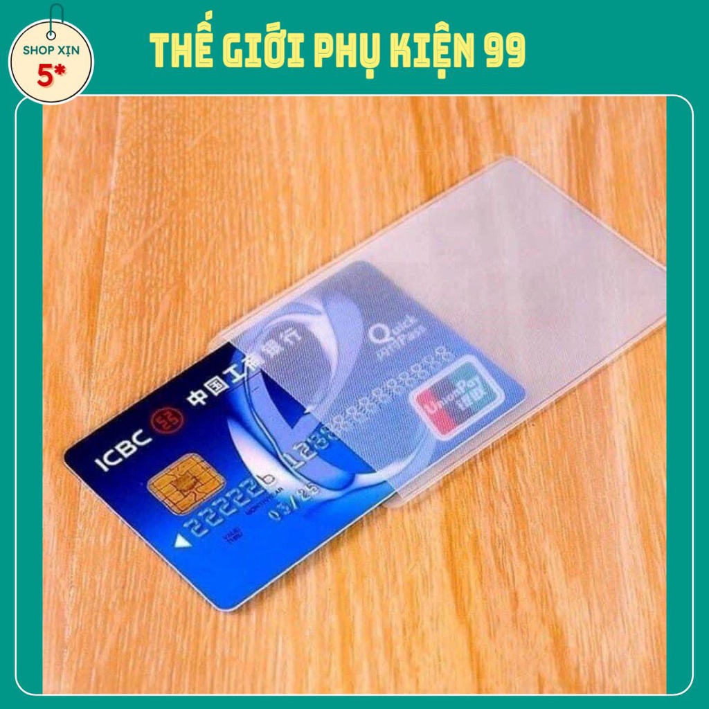 Túi đựng thẻ căn cước, atm, card visit, bằng lái xe, thẻ sinh viên, nhân viên trong suốt, vỏ bọc bao đựng bảo vệ thẻ,...