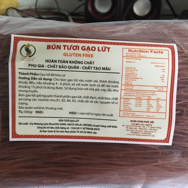 Bún tươi gạo lứt Cát Thuỷ