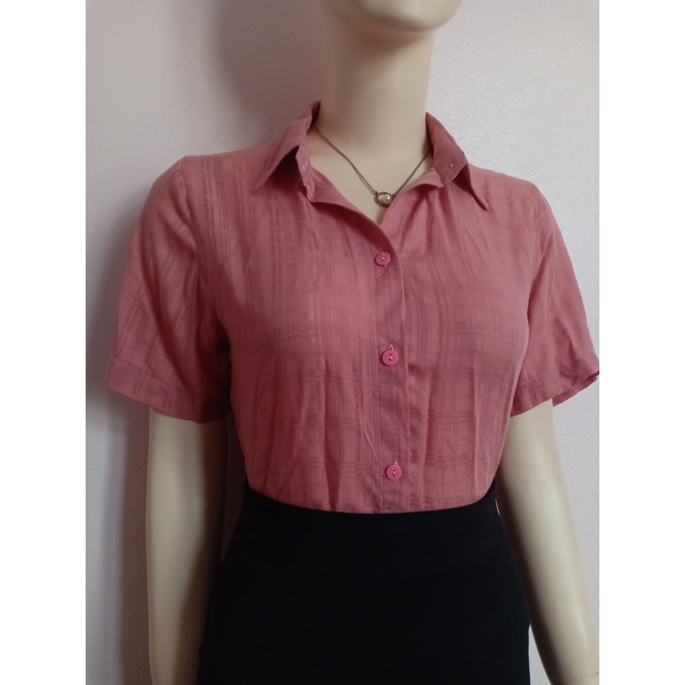 Áo sơ mi nữ lụa họa tiết A 4121 đủ size 40-90kg ( ảnh thật)