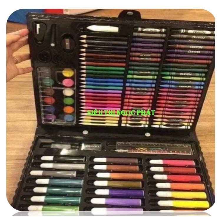 HỘP MÀU 150 CHI TIẾT, cho bé yêu thỏa sức sáng tạo_ HÀNG LOẠI 1