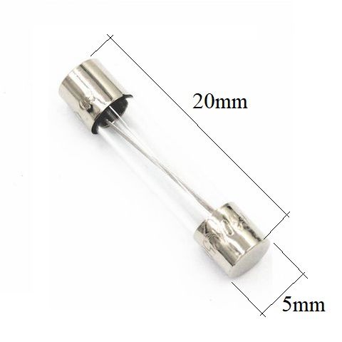 Bộ 10 Cầu chì ống thuỷ tinh các loại từ 0.5A-20A_ 250v 5x20mm_mới nhất