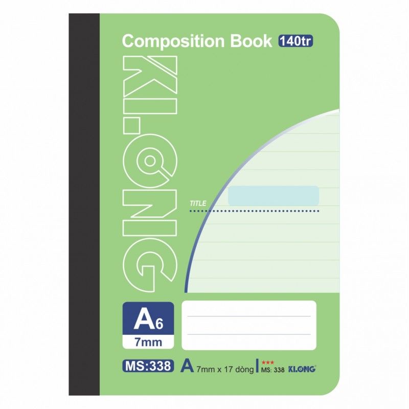 Sổ may dán gáy 140 trang A6 - Klong 338