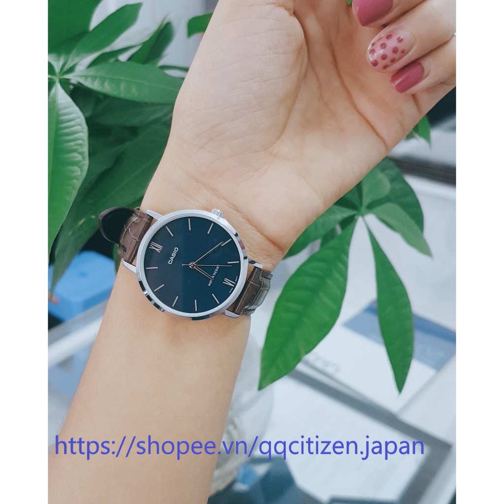 Đồng hồ nữ Casio LTP-VT01L-2BUDF dây da