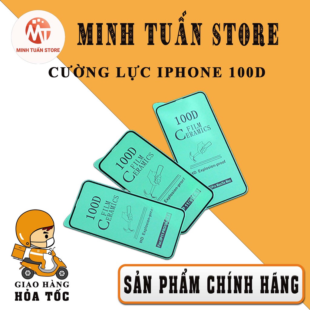 Cường Lực Dẻo Full Màn Hình 100D dành cho iPhone