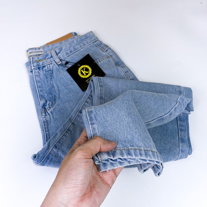 Quần  baggy bigsize 45-90kg Kimfashion, quần ống rộng big size lưng cao phong cách ullzang Hàn Quốc BGD49-14
