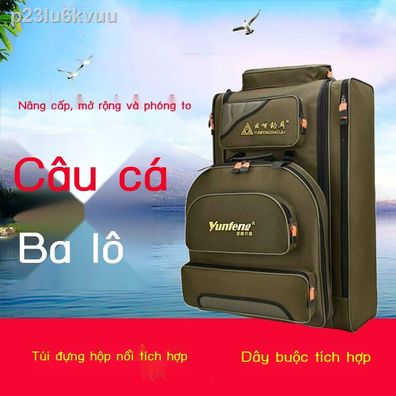 ✙ HOT- p23lu6kvuuTúi đựng đồ câu cá Túi cần không thấm nước Đa chức năng Công suất lớn Ba lô ghế thông quan