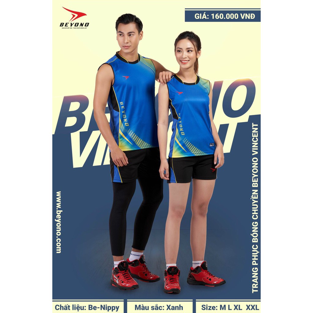 Bộ bóng chuyền nữ chính hãng Beyono 04 màu mới