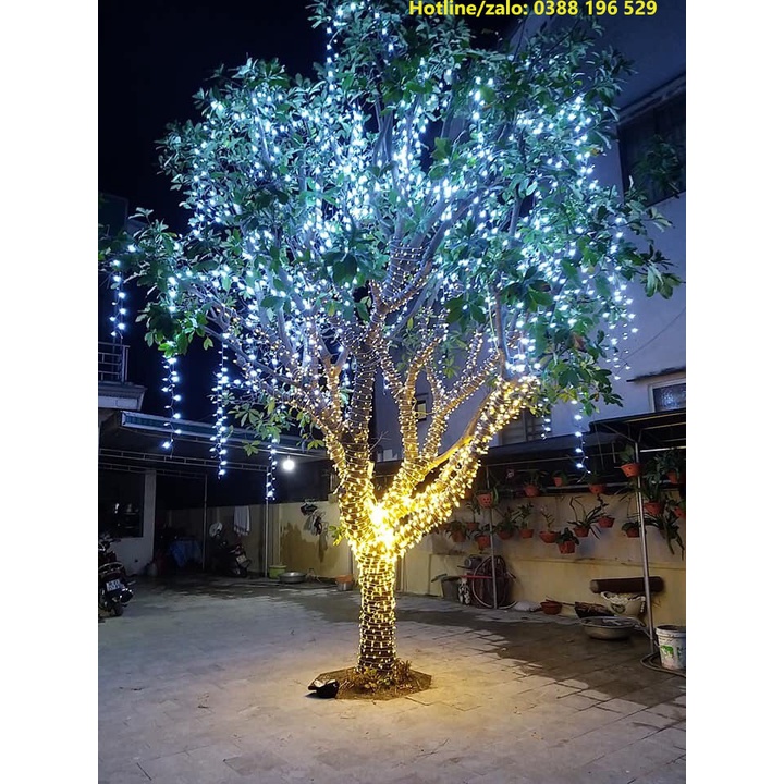 Led quấn cây chống nước chịu mưa nắng Led đúc F5 Đèn trang trí cây ngoài trời trang trí