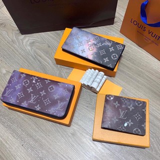 ví da LV[Chuẩn 1:1]_combo ví ngắn+dài vân galaxy 2020