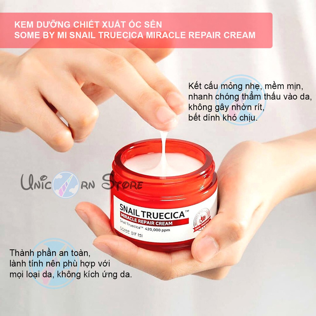 Kem Dưỡng Some By Mi Snail Miracle Repair Cream 60G