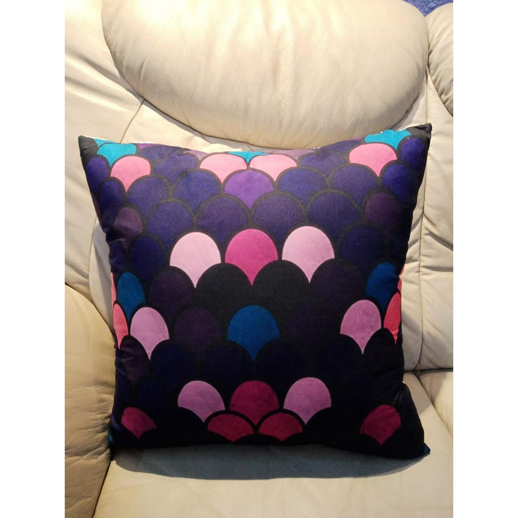 Vỏ gối trang trí hoạ tiết vỏ ốc biển