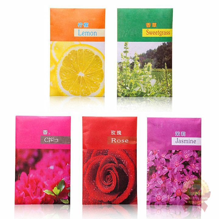 Túi thơm mini cung hoàng đạo hương hoa tự nhiên để tủ quần áo vali ba lô du lịch