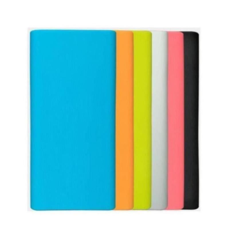 Bao ốp Pin sạc dự phòng Xiaomi Gen 3 10000mAh/20000mAh, Bao ốp silicon Full màu bảo vệ sạc dự phòng chống trơn trượt