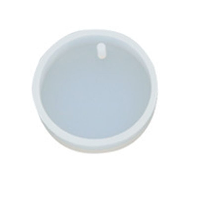 Khuôn Silicone Hình Tròn Làm Móc Khóa DIY